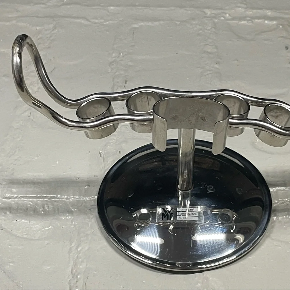 Cromargan WMF stainless steel bar accessories ice bucket and tools holder